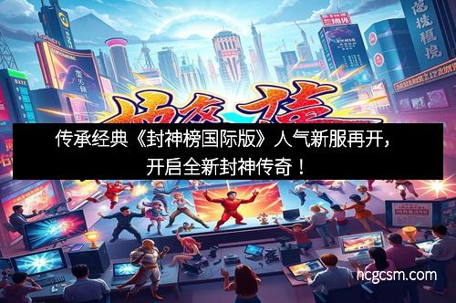 传承经典《封神榜国际版》人气新服再开，开启全新封神传奇！